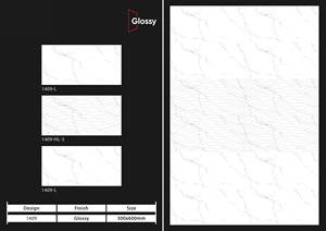 BestQuantity Decoración de pared interior 300x600mm Azulejos de cerámica brillante esmaltados Color blanco Hecho EN LA India - Product Image 6