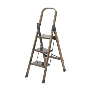 Premium 8 Step <b>Aluminum</b> Household <b>Ladder</b> with Wide Steps Sturdy Foldable & Lightweight Design for Best Price - Product Image 1