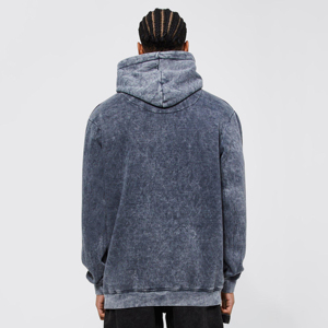 Sudadera con Capucha Vintage Personalizada con Lavado Ácido para Hombre, Venta al por Mayor, 100% Algodón, Talla Grande y Gruesa para Invierno, Servicio de Diseño OEM - Product Image 2