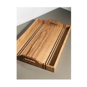 ถาดไม้ทำมือพร้อมที่จับสำหรับตกแต่งโต๊ะถาดเสิร์ฟเครื่องใช้ในโรงแรมดีไซน์แฟนซี - Product Image 6