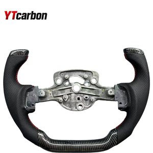 Volante de Cuero Personalizado YTcarbon para <span class=keywords><strong>Smart</strong></span> Fortwo, Forfour, Forspeed, Forstars, <span class=keywords><strong>Smart</strong></span> <span class=keywords><strong>Roadster</strong></span>, Mejora del Interior del Automóvil - Product Image 4
