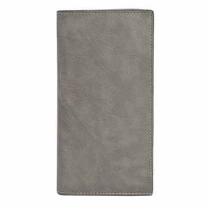 Cartera para Chequera de Hombre en Cuero Sintético - Gris - Product Image 1