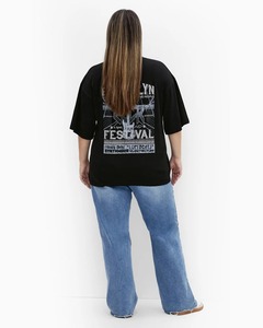 Camiseta extragrande personalizada para mujer con estampado holgado de invierno para cualquier ocasión - Product Image 2