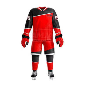 Uniforme de hockey sur glace confortable et ajusté en matériau durable, fabriqué au Pakistan - Product Image 3