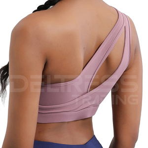 Soutien-gorge de sport à séchage rapide à soutien élevé Collants de gymnastique extensibles Conception à bretelles Respirant Yoga Running Fitness Soutien-gorge Long Line Print Pattern - Product Image 2