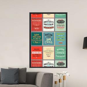 Sublimez votre espace avec des tableaux sur toile imprimés - Décoration moderne, encadré noir - Product Image 1