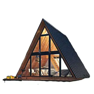 Luxueuse Maison en conteneur de 1 ou 2 chambres à coucher Maison préfabriquée mobile bon marché Petite maison triangulaire préfabriquée