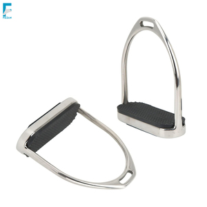 Gran oferta de estribos de Metal para caballos hechos en Pakistán, estribo de caballo de acero inoxidable, equipo de seguridad para caballos - Product Image 3