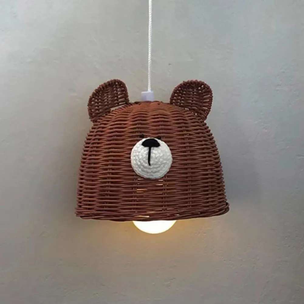 Best Choice Rattan Lampshade Handwoven OEM Natural Teddy Bear Rattan Easy Fit ShadeVariety of Colors from Vietnam Manufacturer