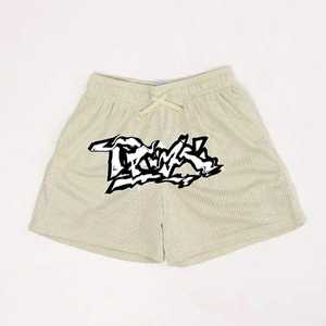 Custom Logo Color Double <b>Layer</b> Designer Mesh Shorts Lining Summer Sublimation All Over Print Blank Short Men Mesh Shorts - Product Image 5