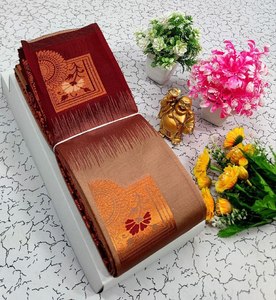 KUBERA ELITE MEENA FANCY LIGHT PESO SEDA SAREES - Product Image 3