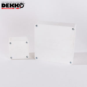 กล่องเชื่อมต่อ PVC ทนทานขนาด160x160x50มม. ตู้ควบคุมสายพลาสติกกันน้ำสำหรับอุปกรณ์ท่อร้อยสายไฟ - Product Image 4