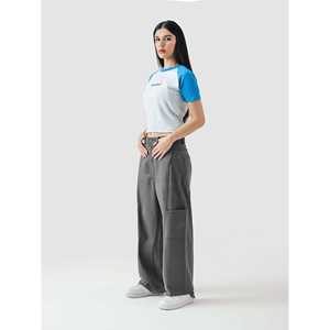 เสื้อยืดเด็กผ้าเจอร์ซีย์คอตตอน 100% สีฟ้าอิเล็กทริก นุ่มสบาย เสื้อผ้าเด็กสีฟ้าอิเล็กทริก - Product Image 2