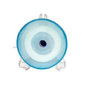 Décoration de maison murale en verre Evil Eyes 12CM - Product Image 1