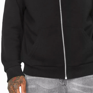 Meilleur sweat à capuche zippé personnalisable pour homme, manches longues, hiver, avec logo numérique personnalisé, respirant, en polaire - Product Image 4