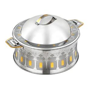 Olla Caliente de Acero Inoxidable de Primera Calidad Hecha a Mano con Forma de Cacerola de Lujo, Tapa de Acero Inoxidable, Apta para Lavavajillas, para Fiestas y Hoteles - Product Image 3