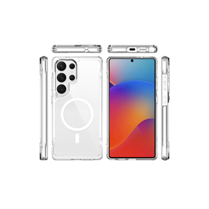 Funda de Silicona Transparente Compatible con Magsafe para Samsung Galaxy S25 Ultra, Carcasa Protectora Trasera T-Max, Funda Transparente para Móvil - Product Image 2