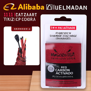 Guías de Cable Aisladas Rojas de 5 m para Cables de 1-1.2 mm, Accesorios para Gestión de Cables - Product Image 3