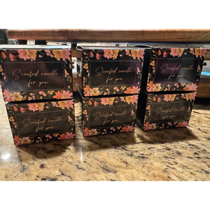 Candele a colonna profumate personalizzate ecologiche fatte a mano profumi versatili per San Valentino - Product Image 1