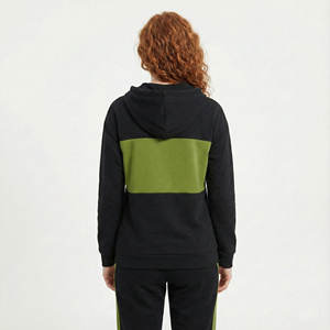 Women's Fashion Customizable <b>Henley</b> Hoodies Button Placket <b>Long</b> <b>Sleeve</b> Casual Loose Fit Own Logo Wholesale Price Pullover Hoodie - Product Image 3