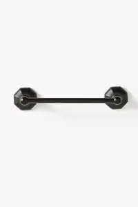 Modern Double Rail <b>Wall</b> Mounted Bathroom Hanger Set Black Towel bar Stainless Steel Towel Rack <b>for</b> Sale - Product Image 5