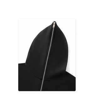 Nuevo 2025 Otoño de los hombres de ganchillo sudaderas con capucha de gran tamaño 2025 personalizado transpirable 100% impresión su marca Logo polar pulóver - Product Image 3