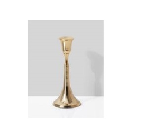 Bougeoir en aluminium durable et élégant avec une brillance subtile et un motif unique pour créer une ambiance chaleureuse - Product Image 1