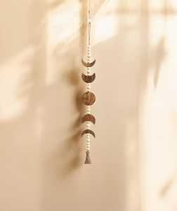 Luxury Handmade Wooden Wall Hanging with <b>Macrame</b> Fine Knotting, Soft Textured Decorative <b>Art</b> for Elegant and Stylish Home - Product Image 2
