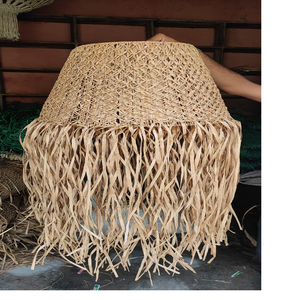 Pantallas de rafia hechas a medida hechas de fibras de rafia naturales ideales para decoración del hogar tiendas para reventa - Product Image 4