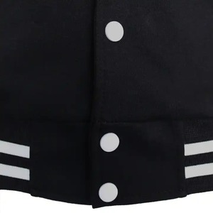 Blouson universitaire personnalisé pour homme à col montant et capuche, style Letterman, service OEM, imperméable et écologique - Product Image 3