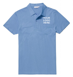 Chemise décontractée pour homme en coton/polyester à manches courtes, douce, confortable, respirante, de haute qualité, tricotée, personnalisable, impression sérigraphique - Product Image 6