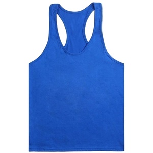 Camisetas sin mangas informales de gimnasio para hombre, 100% de algodón de alta calidad, diseño de cuello redondo de secado rápido, ropa deportiva transpirable, Color de talla personalizable - Product Image 2