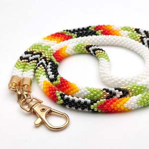 Les lanières perlées de graine faites à la main à la mode conçoivent les lanières perlées faites à la main durables de perles de rocaille pour des étudiants - Product Image 4