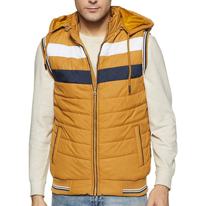 เสื้อกั๊กพัฟเฟอร์ผู้ชายแบบใหม่มาแรง วัสดุโพลีเอสเตอร์ ดีไซน์ทันสมัย ไซส์ใหญ่ แฟชั่นลำลองสำหรับฤดูใบไม้ร่วง - Product Image 1