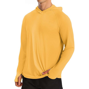 Logo personnalisé French Terry Sweats à capuche en coton épais Sweat à capuche vierge épais col à manches longues avec capuche Sweats à capuche pour hommes - Product Image 1