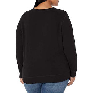 Ropa de mujer con logotipo personalizado, ropa de calle, sudadera para mujer, Jersey polar de algodón 100% de manga larga, sudaderas para mujer a la venta - Product Image 6