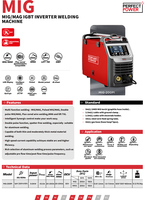 Soudeuse MIG 200 ampères, MIG/MAG pulsé, double impulsion MIG/MAG, machine à souder à fil fourré, soudeuse MMA Lift TIG
