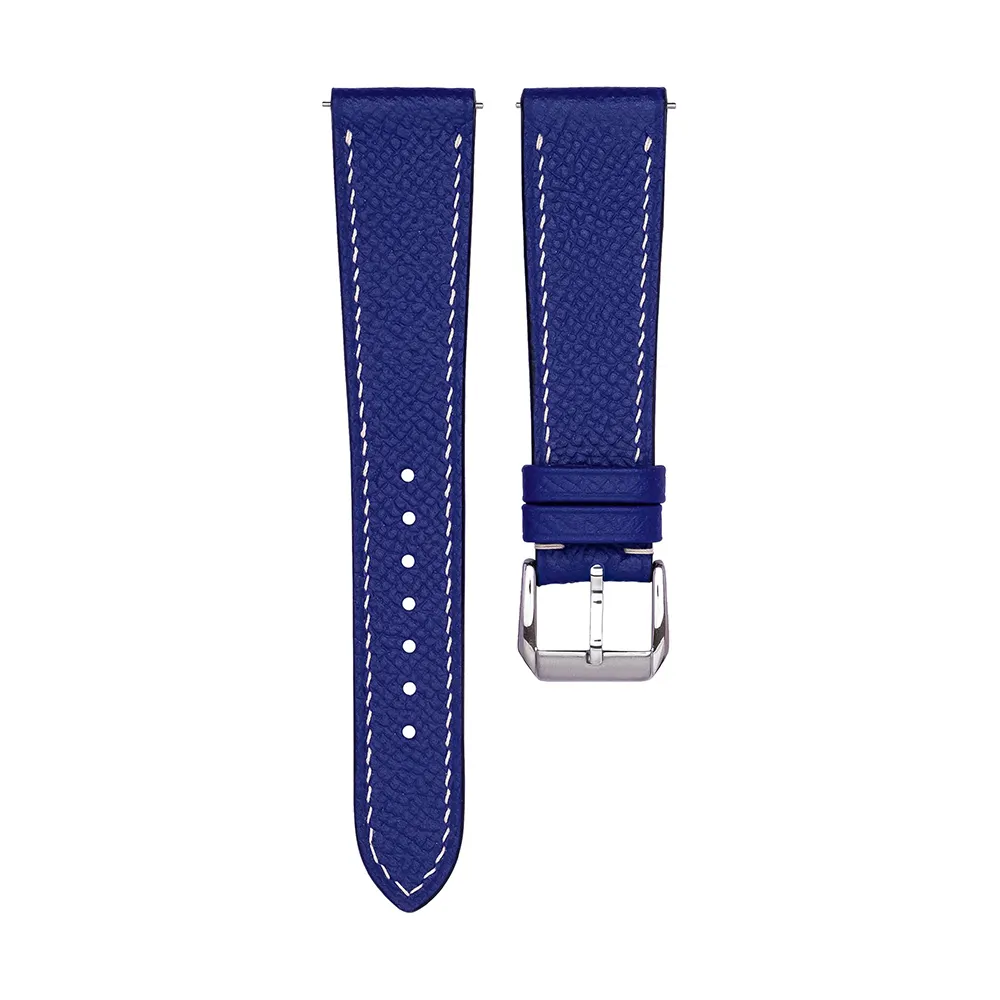 Melhor Preço Epsom Calf Leather Watch Strap Impermeável Acolchoado Watch Straps Do Vietnã