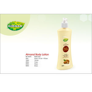 Girnar สมุนไพรธรรมชาติอัลมอนด์บอดี้โลชั่นสำหรับผิวแห้ง - Product Image 2