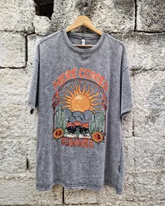 T-shirt court Boxy surdimensionné en éponge française 100% coton personnalisé pour hommes sérigraphie de luxe motif tricoté - Product Image 5