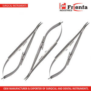 ที่ใส่เข็ม Castroviejo 3ชิ้น5.5นิ้วโค้งพร้อมล็อค - Product Image 2