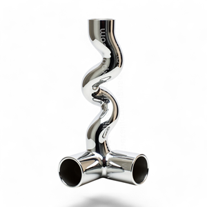 เชิงเทียนที่มีสไตล์ที่ไม่ซ้ำใครที่มีสไตล์เชิงเทียนโลหะหมุนสองชั้นที่วางขวดเทียนที่ทันสมัยของตกแต่งบ้านของขวัญที่สมบูรณ์แบบสำหรับโอกาสพิเศษ - Product Image 5