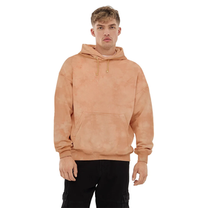 Fashion Forward Pull Tie-Dye pour hommes Style de rue à la mode pour hommes Mélange de coton doux parfait pour les sorties décontractées - Product Image 1