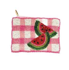 Porte-monnaie de dernière génération, brodé de perles, fait à la main, avec couleur personnalisée pour femmes - Product Image 2