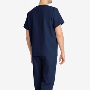 Haute qualité nouveau Style coton/Polyester toile infirmière Scrubs avec Logo personnalisé bas quantité minimale de commande hôpital uniforme médical pour les médecins - Product Image 5