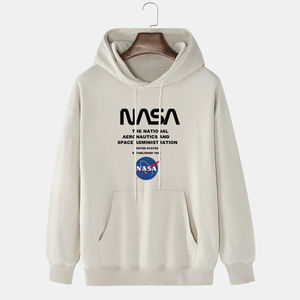 Pull à capuche confortable pour hommes en tissu polaire de coton imprimé à motif solide Sweats à capuche et sweat-shirts pour hommes à col à capuche - Product Image 1