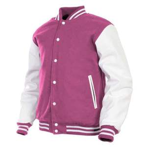 Chaqueta de béisbol de algodón de alta calidad, abrigo con hombros caídos, uniforme de béisbol, chaquetas universitarias de calle, bordado con estampado de logotipo personalizado - Product Image 1