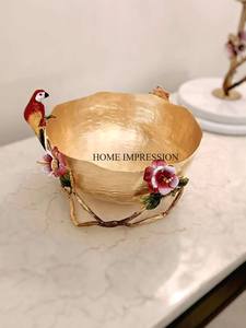 Bol à déjeuner et à dessert jetable en aluminium métallique de luxe, écologique, cuisine chinoise moderne, poli, fête, salade de fruits, personnalisé - Product Image 6