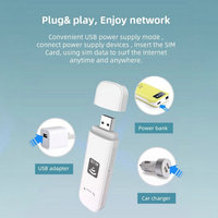 Penjualan laris Global Router Wifi portabel LTE Cat4 U6 150Mbps 4G Wifi USB Dongle Modem kecil mendukung semua kartu SIM