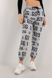 Pantalon de survêtement de jogging à la mode imprimé de logo personnalisé pour femmes Legging d'automne avec une grande visibilité du logo - Product Image 3